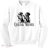 Martini Cocktail Lover Dachshund Cocktail Weenies Dachshund Kids Sweatshirt thumb 0