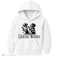 Martini Cocktail Lover Dachshund Cocktail Weenies Dachshund Kids Hoodie thumb 0