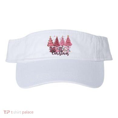 Merry Christmas Lights Pink Tree Gift Xmas Holidays Visor