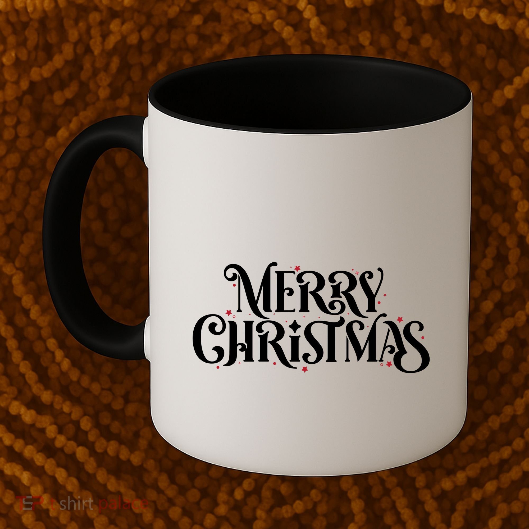 Merry Christmas Lights Festive Family Matching Coffee Mug