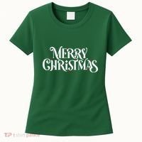 Merry Christmas Lights Festive Family Matching Women's T-Shirt thumb 0