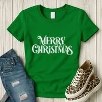 Merry Christmas Lights Festive Family Matching Women's T-Shirt thumb 3