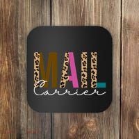 Mail Carrier Leopard Cute Gift Coaster thumb 0