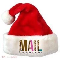 Mail Carrier Leopard Cute Gift Santa Hat thumb 0