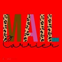 Mail Carrier Leopard Cute Gift Santa Hat thumb 1