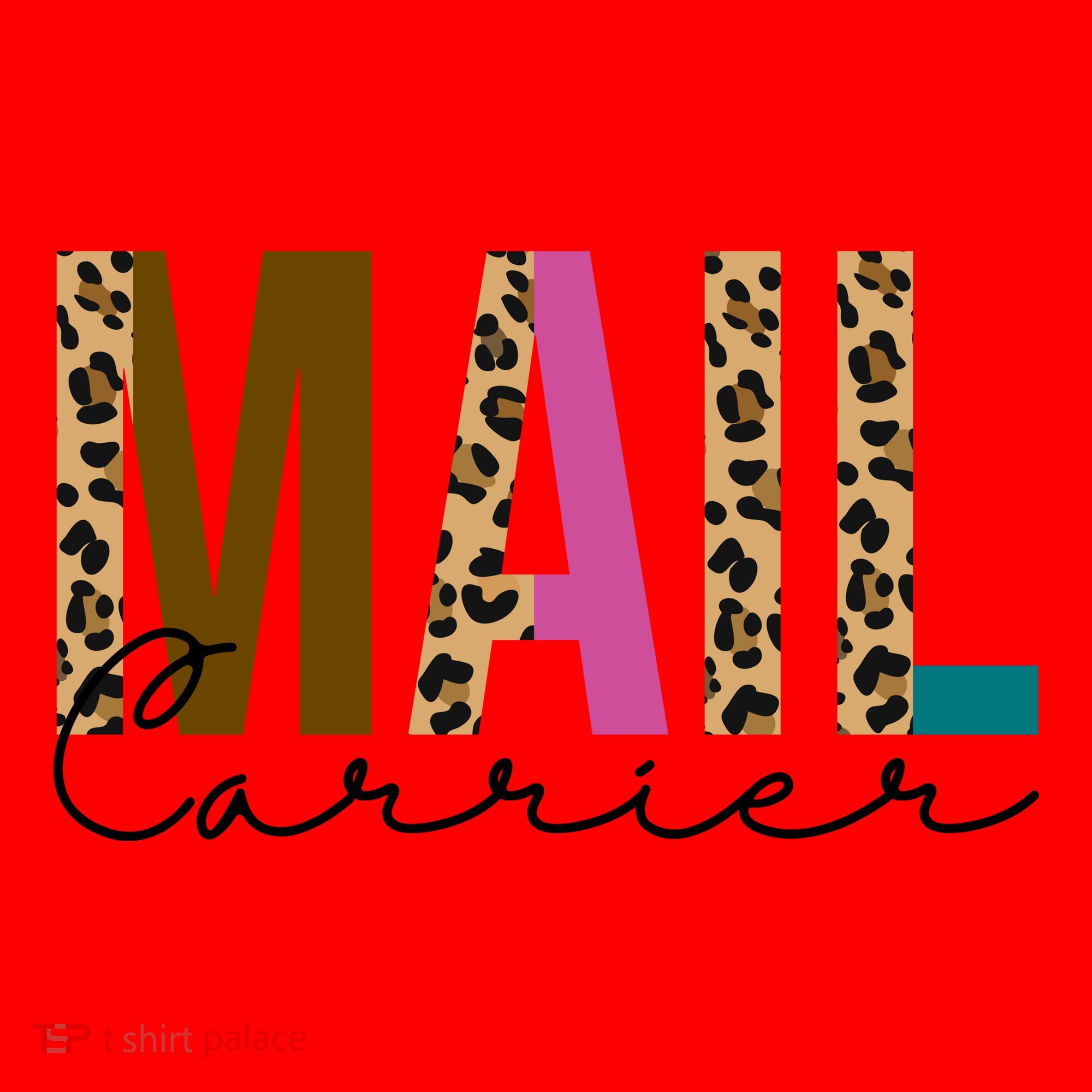 Mail Carrier Leopard Cute Gift Santa Hat