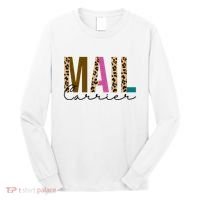 Mail Carrier Leopard Cute Gift Long Sleeve Shirt thumb 0