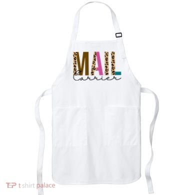 Mail Carrier Leopard Cute Gift Apron