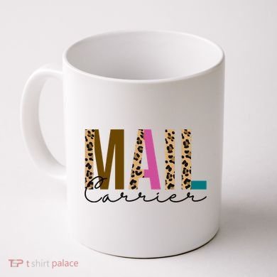 Mail Carrier Leopard Cute Gift Coffee Mug