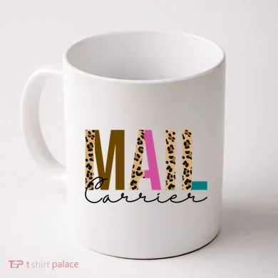 Mail Carrier Leopard Cute Gift Coffee Mug
