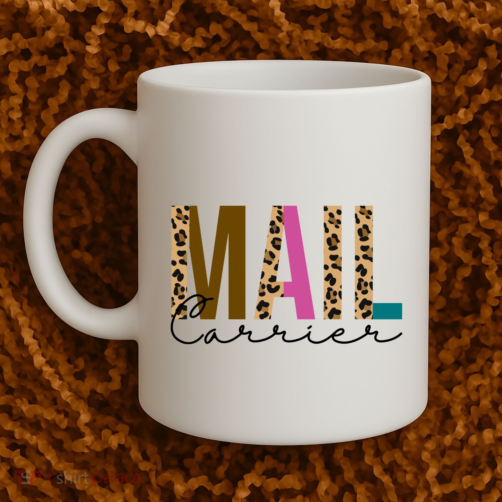 Mail Carrier Leopard Cute Gift Coffee Mug