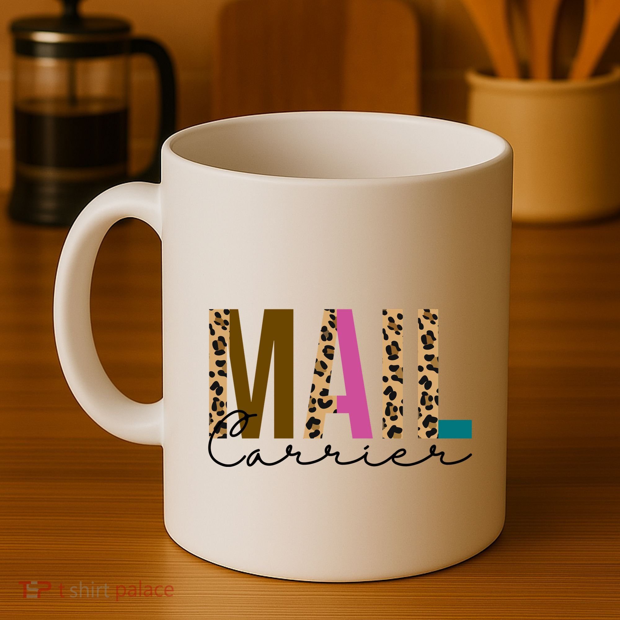 Mail Carrier Leopard Cute Gift Coffee Mug