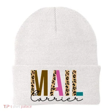 Mail Carrier Leopard Cute Gift Beanie