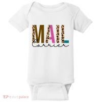 Mail Carrier Leopard Cute Gift Baby Bodysuit thumb 0