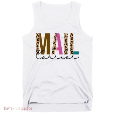 Mail Carrier Leopard Cute Gift Tank Top