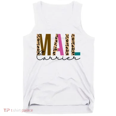 Mail Carrier Leopard Cute Gift Tank Top