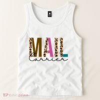 Mail Carrier Leopard Cute Gift Tank Top thumb 2
