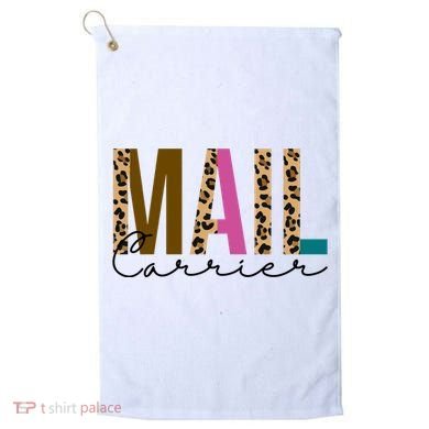 Mail Carrier Leopard Cute Gift Golf Towel