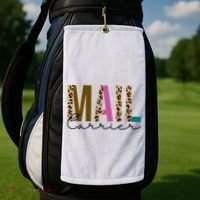Mail Carrier Leopard Cute Gift Golf Towel thumb 2