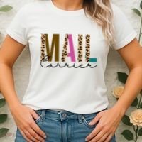 Mail Carrier Leopard Cute Gift Women's T-Shirt thumb 2