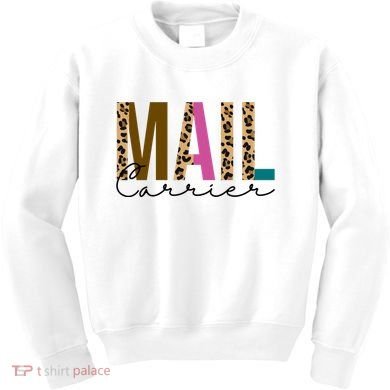 Mail Carrier Leopard Cute Gift Kids Sweatshirt