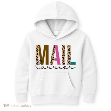 Mail Carrier Leopard Cute Gift Kids Hoodie