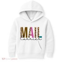 Mail Carrier Leopard Cute Gift Kids Hoodie thumb 0