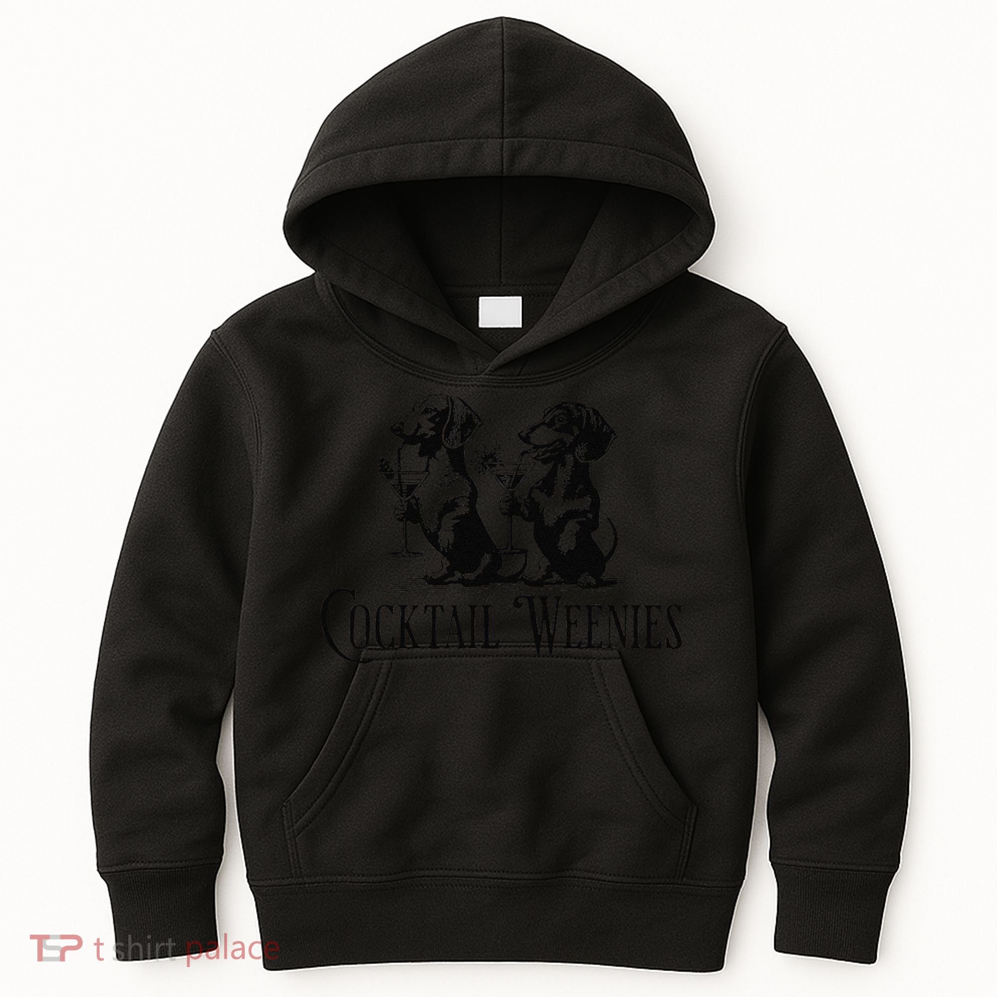 Martini Cocktail Lover Dachshund Cocktail Weenies Dachshund Gift Kids Hoodie