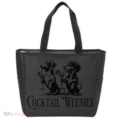 Martini Cocktail Lover Dachshund Cocktail Weenies Dachshund Gift Tote Bag