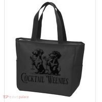 Martini Cocktail Lover Dachshund Cocktail Weenies Dachshund Gift Tote Bag thumb 3
