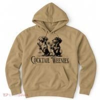 Martini Cocktail Lover Dachshund Cocktail Weenies Dachshund Gift Hoodie thumb 0