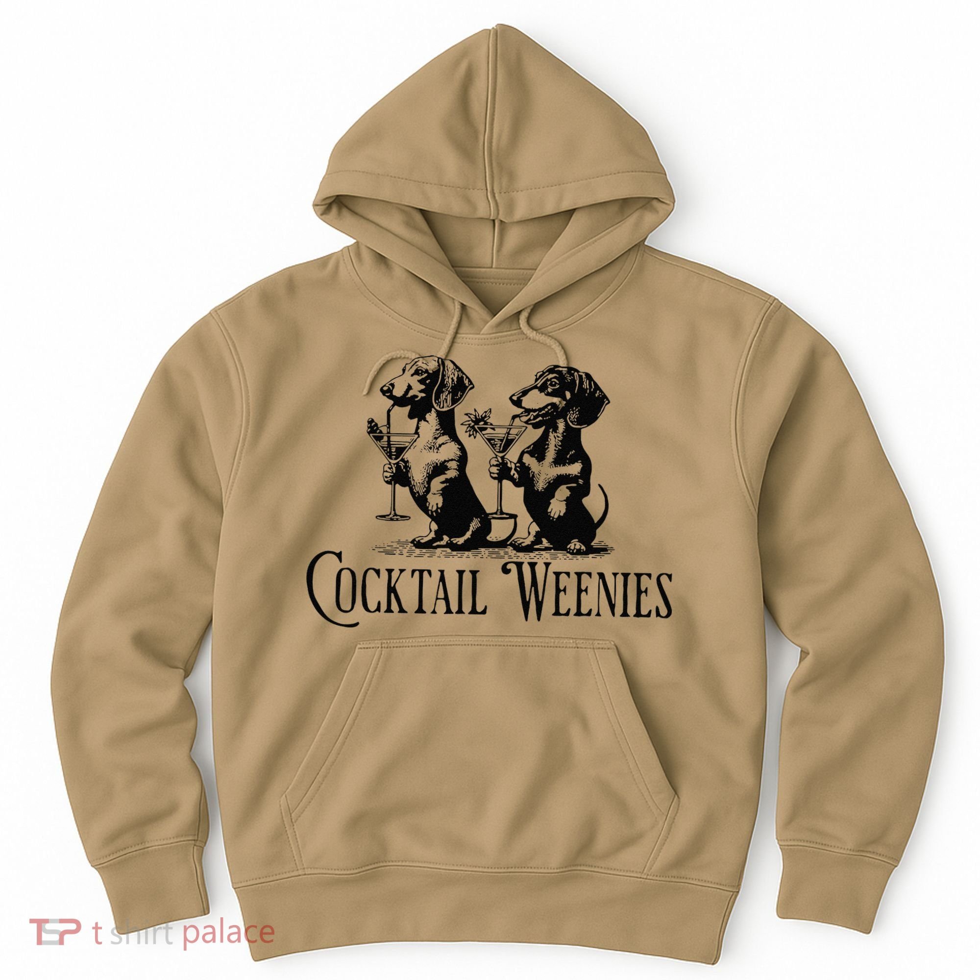 Martini Cocktail Lover Dachshund Cocktail Weenies Dachshund Gift Hoodie