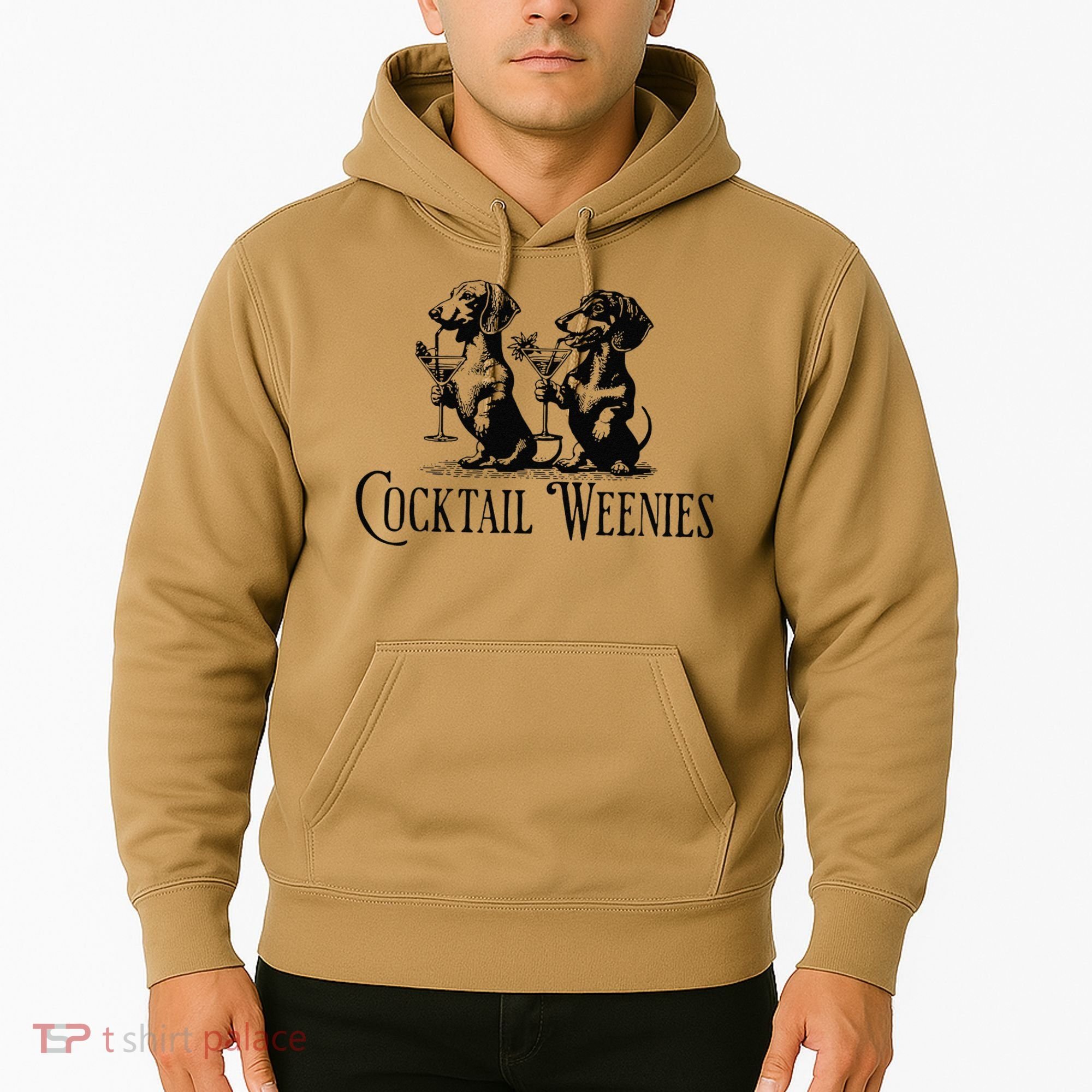 Martini Cocktail Lover Dachshund Cocktail Weenies Dachshund Gift Hoodie
