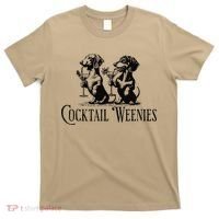 Martini Cocktail Lover Dachshund Cocktail Weenies Dachshund Gift T-Shirt thumb 0
