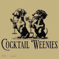 Martini Cocktail Lover Dachshund Cocktail Weenies Dachshund Gift T-Shirt thumb 7