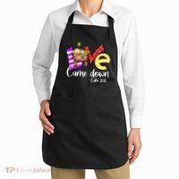 Merry Christmas Love Came Down Luke-211 Thanksgiving Jesus Apron thumb 2