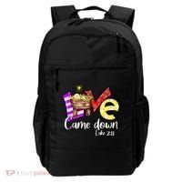 Merry Christmas Love Came Down Luke-211 Thanksgiving Jesus Backpack thumb 0