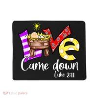 Merry Christmas Love Came Down Luke-211 Thanksgiving Jesus Mousepad thumb 0