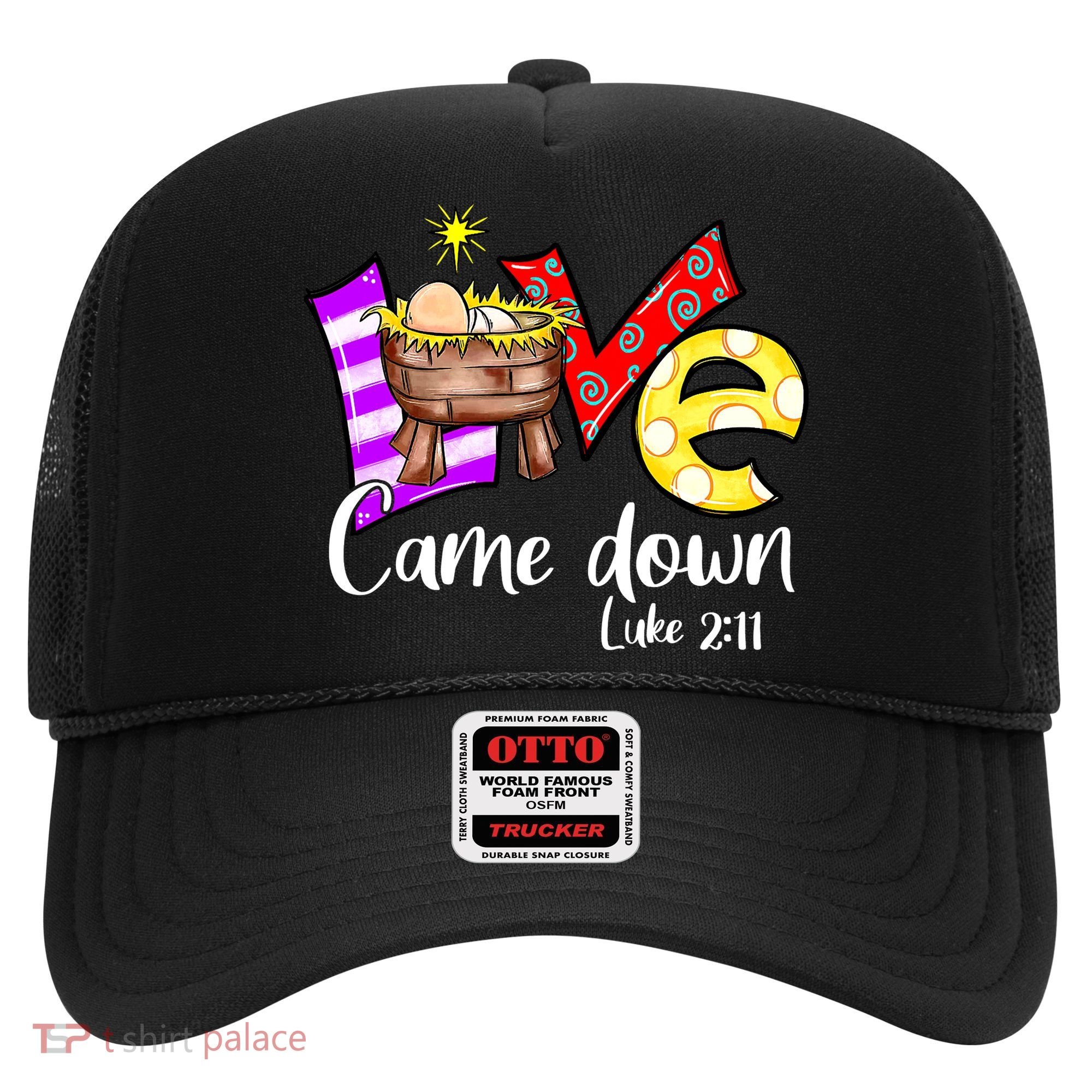 Merry Christmas Love Came Down Luke-211 Thanksgiving Jesus Hat