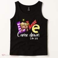 Merry Christmas Love Came Down Luke-211 Thanksgiving Jesus Tank Top thumb 2