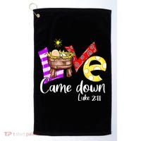 Merry Christmas Love Came Down Luke-211 Thanksgiving Jesus Golf Towel thumb 0