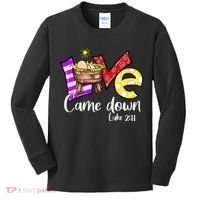 Merry Christmas Love Came Down Luke-211 Thanksgiving Jesus Kids Long Sleeve Shirt thumb 0
