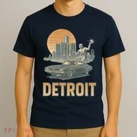 Motor City Legends Detroit Vintage Muscle T-Shirt thumb 3