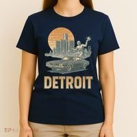 Motor City Legends Detroit Vintage Muscle T-Shirt thumb 4