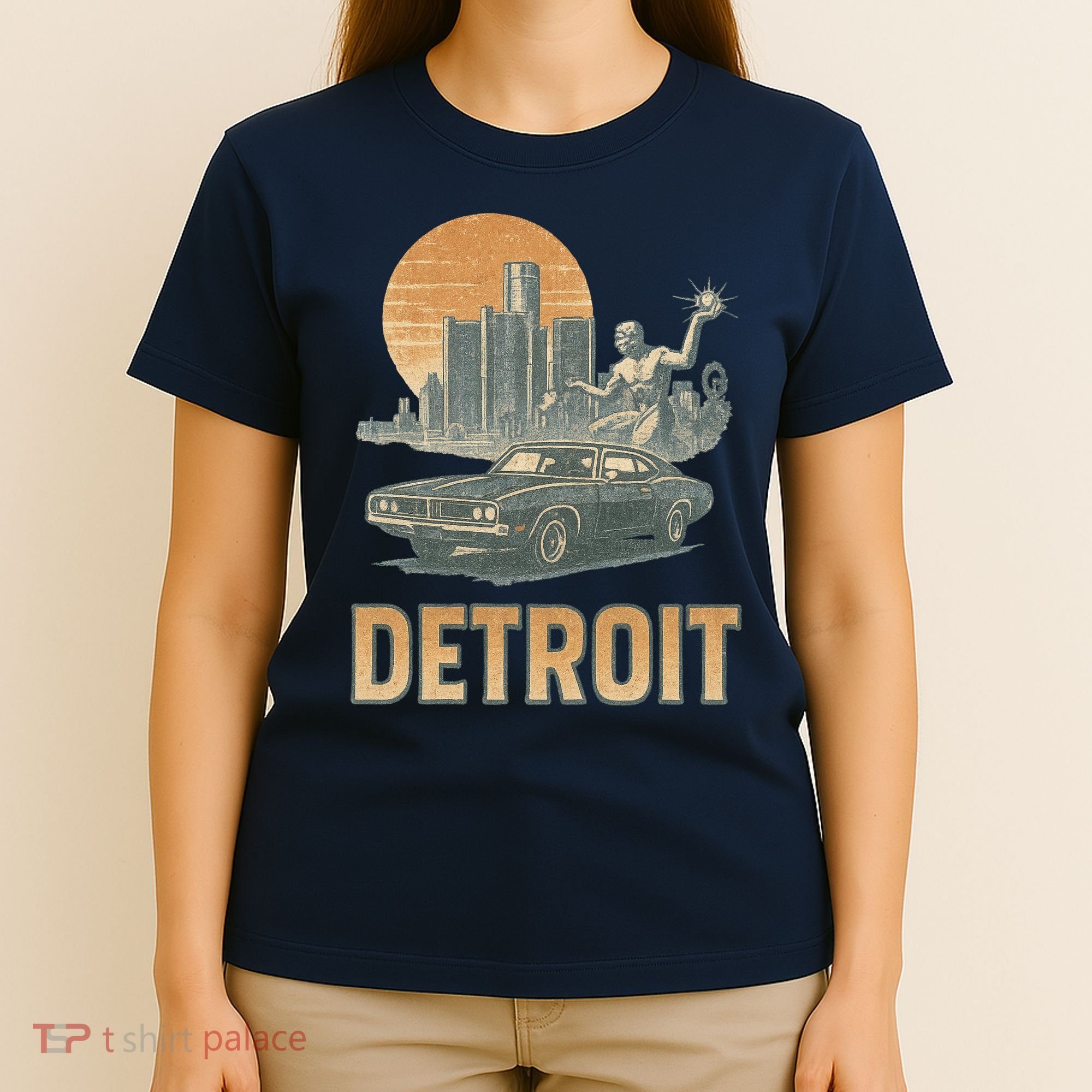 Motor City Legends Detroit Vintage Muscle T-Shirt