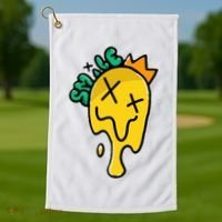 Melting Candle Golf Towel thumb 1
