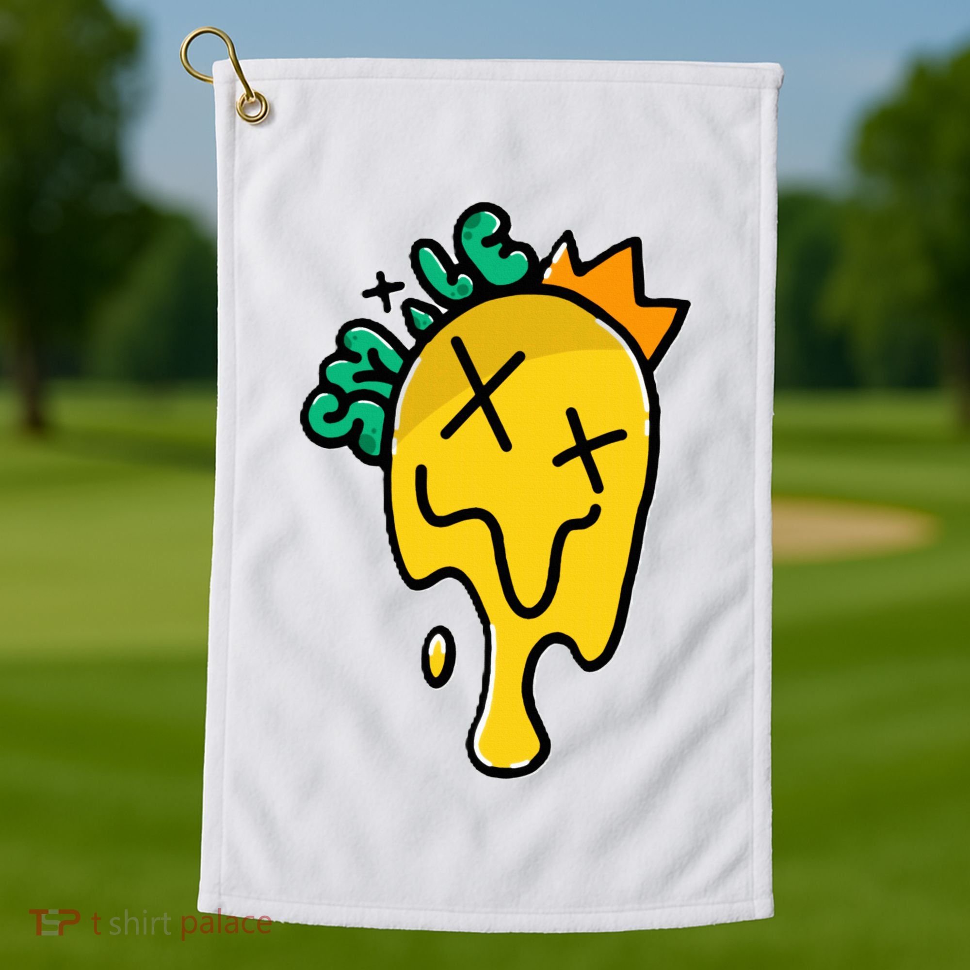 Melting Candle Golf Towel
