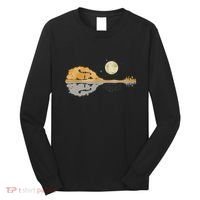 Mandolin Country Music Moon Bluegrass Long Sleeve Shirt thumb 0