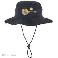 Mandolin Country Music Moon Bluegrass Bucket Hat thumb 0