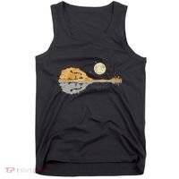 Mandolin Country Music Moon Bluegrass Tank Top thumb 0